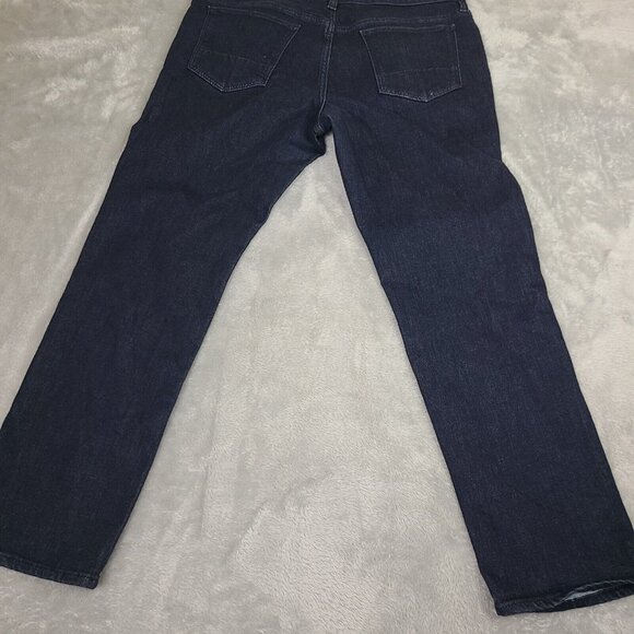 Banana‎ Republic Jeans Mens 35x30 Blue The Traveler Slim Fit Stretch Mid Rise - Picture 5 of 7